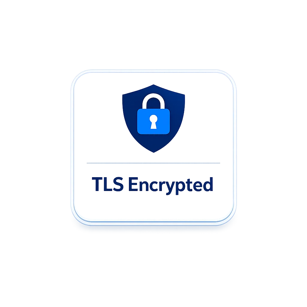 TLS encryption: modern transport-layer security protects data in transit